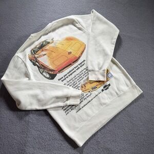 Corvette Crewneck Pullover Big‎ Retro Graphic Chemistry GM Adult Small Sweater